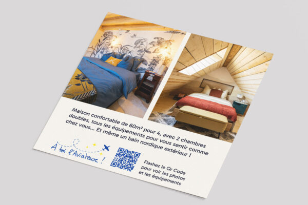 Gîte À toi l'aviateur à Wattwiller - verso du flyer